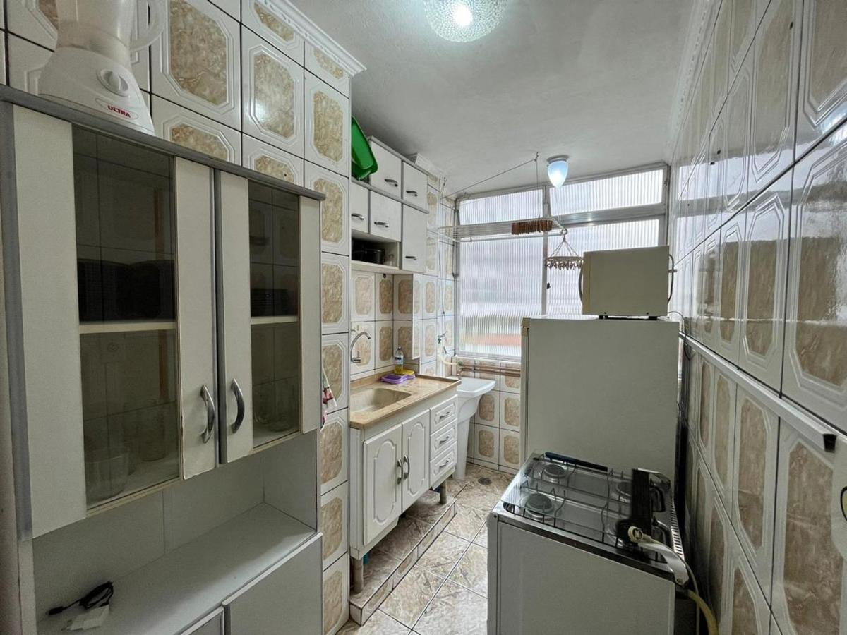 شقة سانتوس  في Sala Living Proximo A Praia المظهر الخارجي الصورة